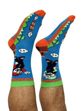 Chaussettes colorés par paire ou à l'unique marque français avec design en collaboration avec des artistes par Quanailles sur meanwhile boutique